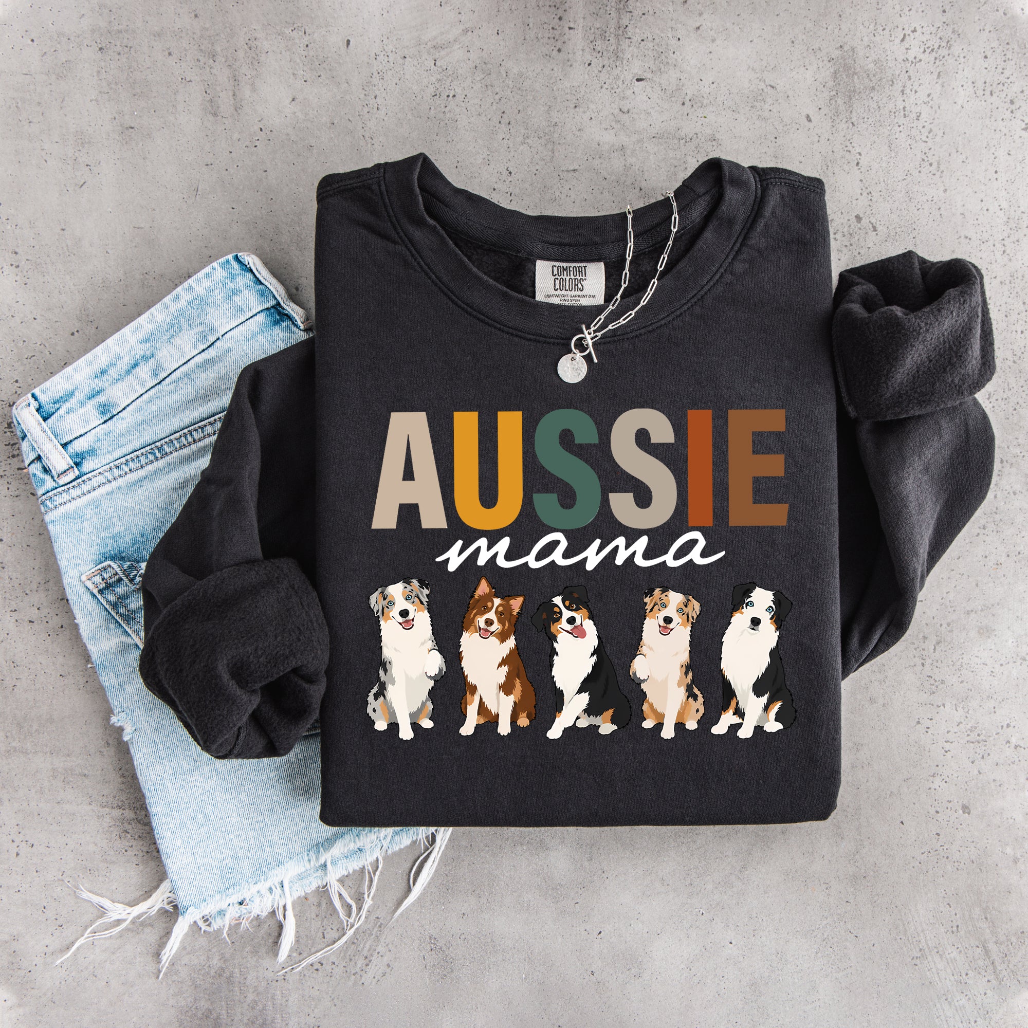 Sweatshirt für Australian-Shepherd-Mamas