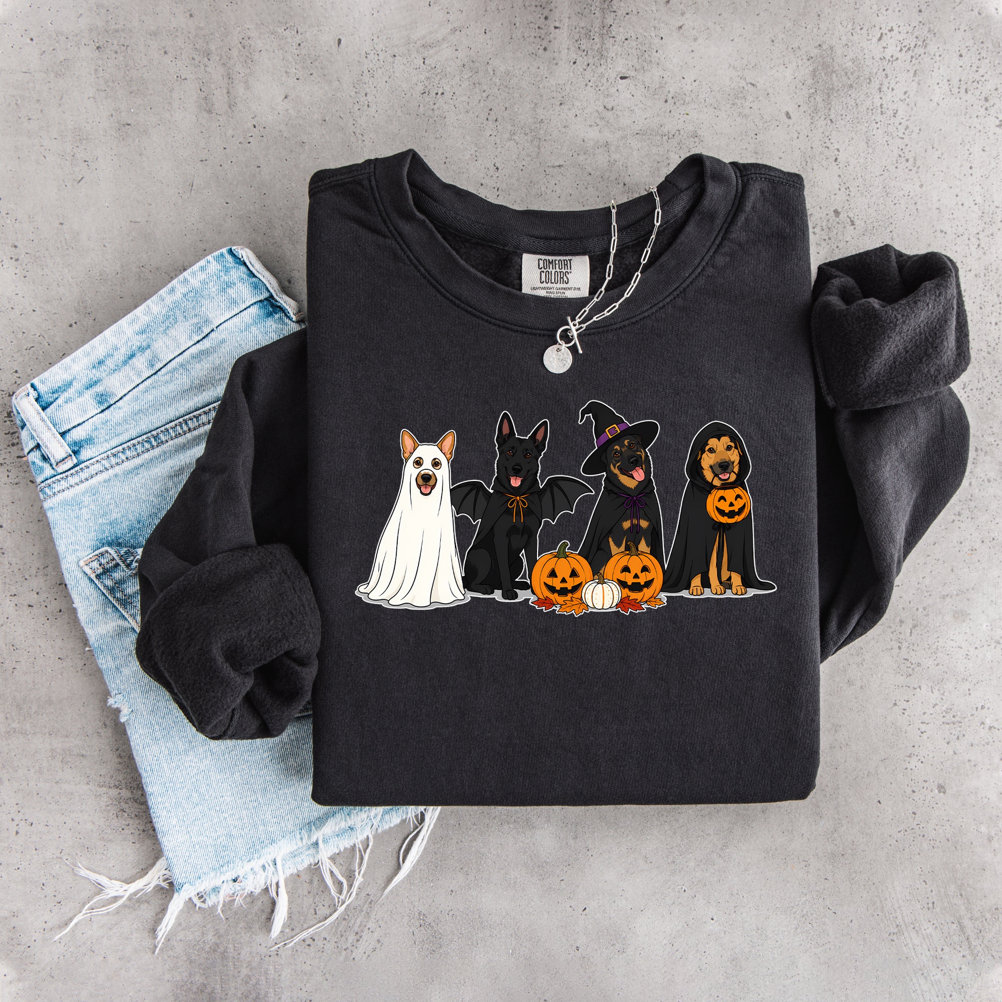 Sudadera de Halloween del pastor alemán