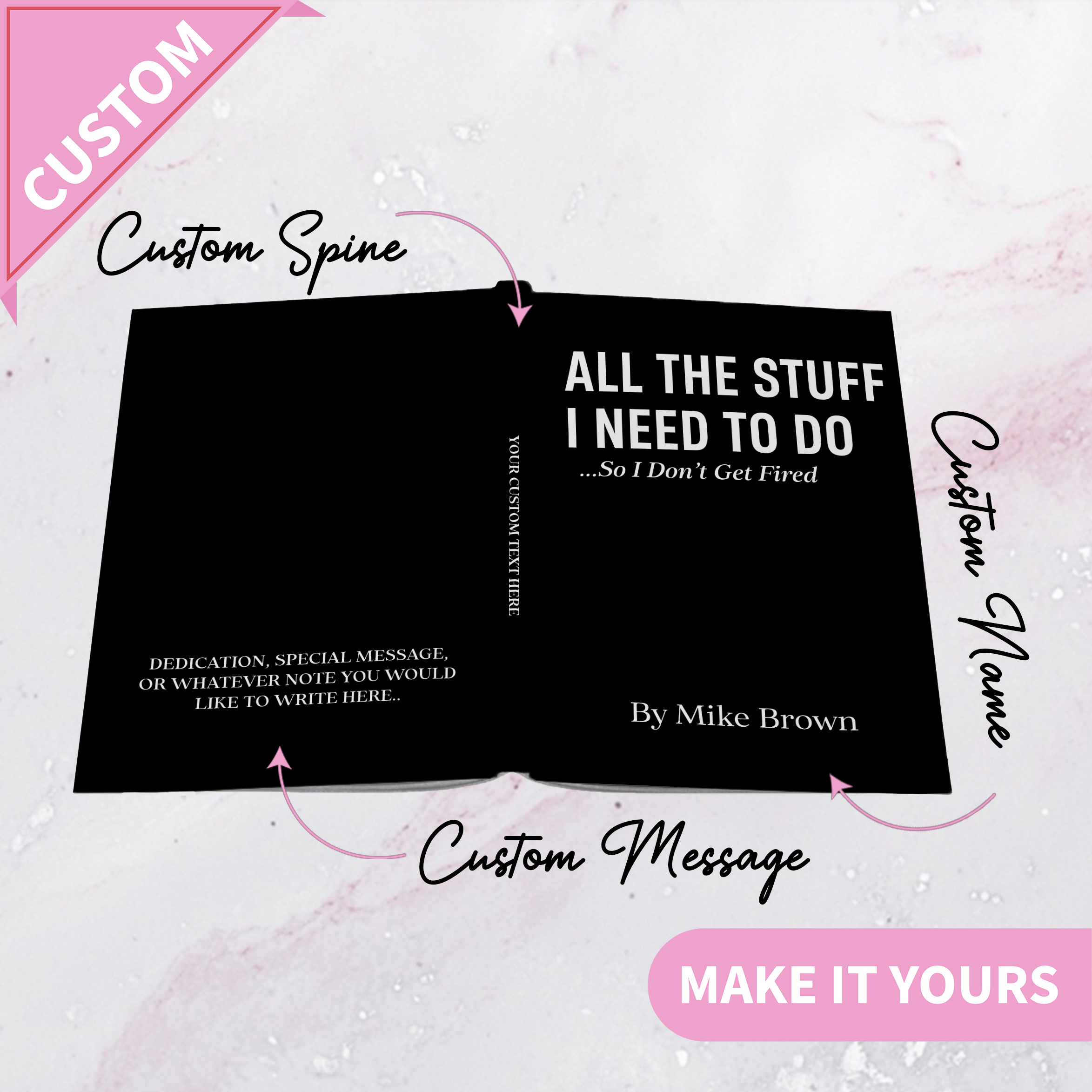 Personalized All The Stuff I Need To Do Journal