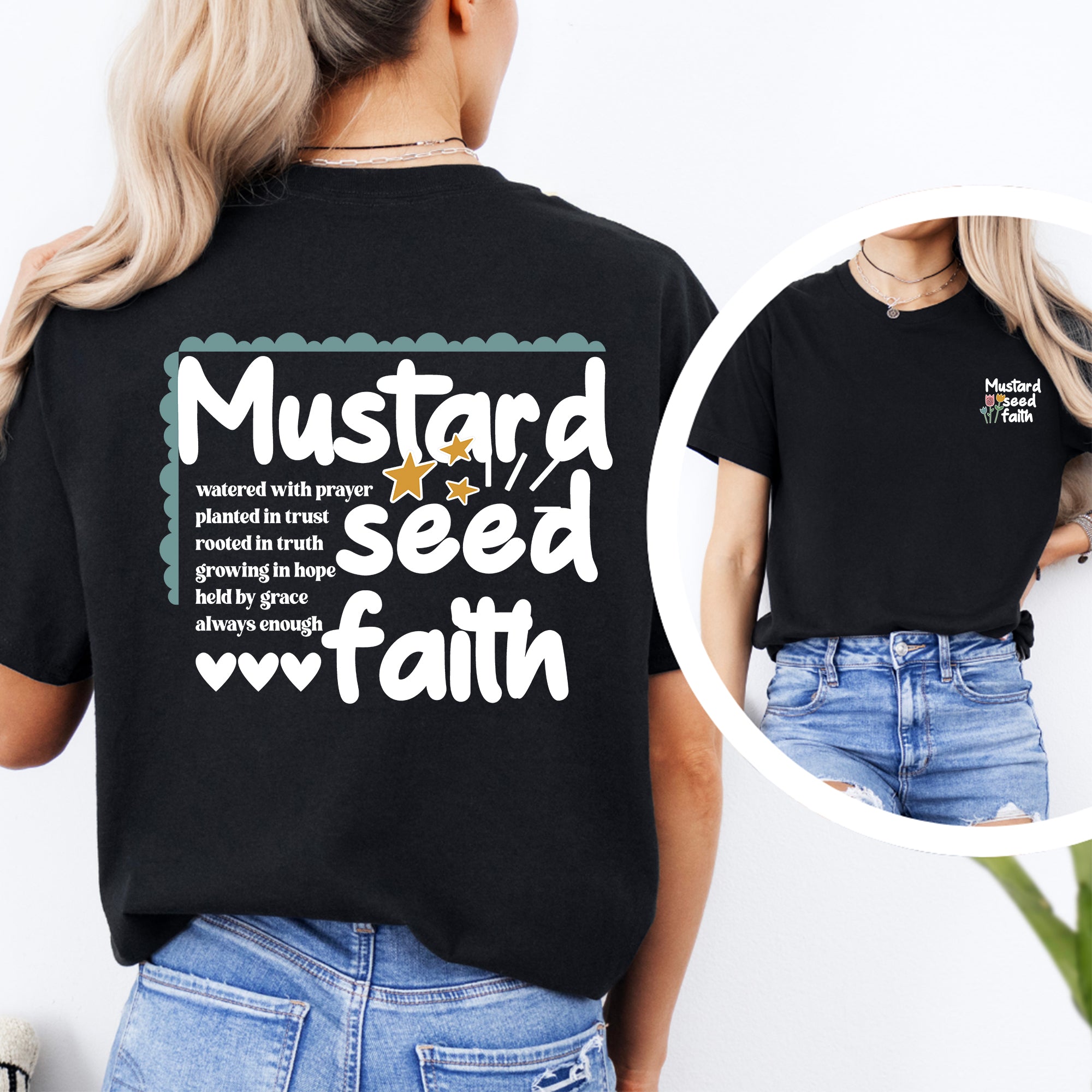 T-Shirt „Glaube wie ein Senfkorn“