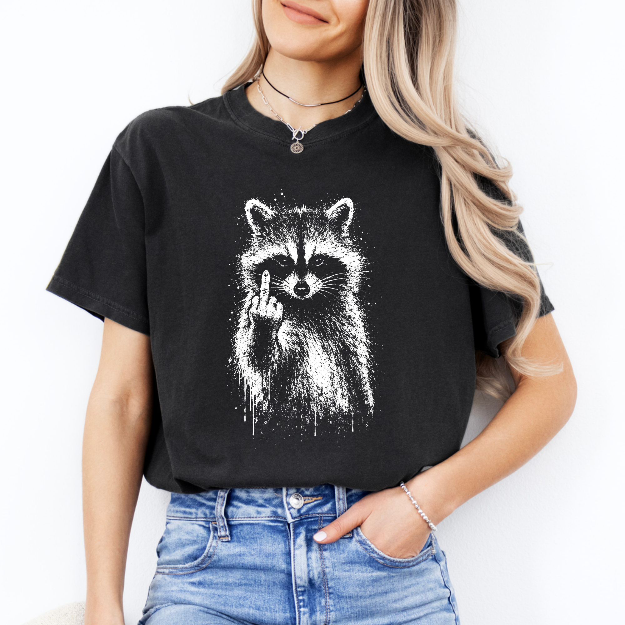 Camiseta de mapache sarcástico y divertido