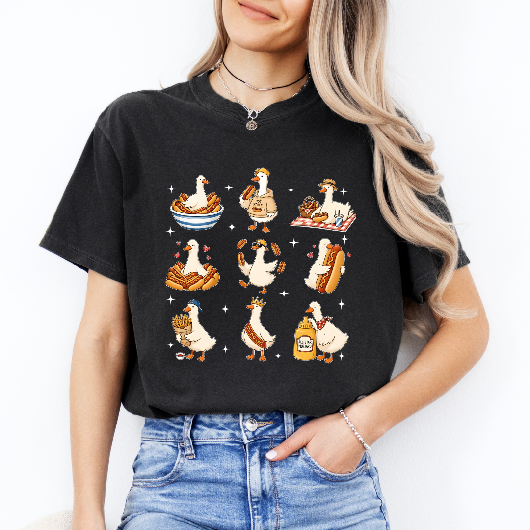 Hot Dog Lover Silly Goose Tee
