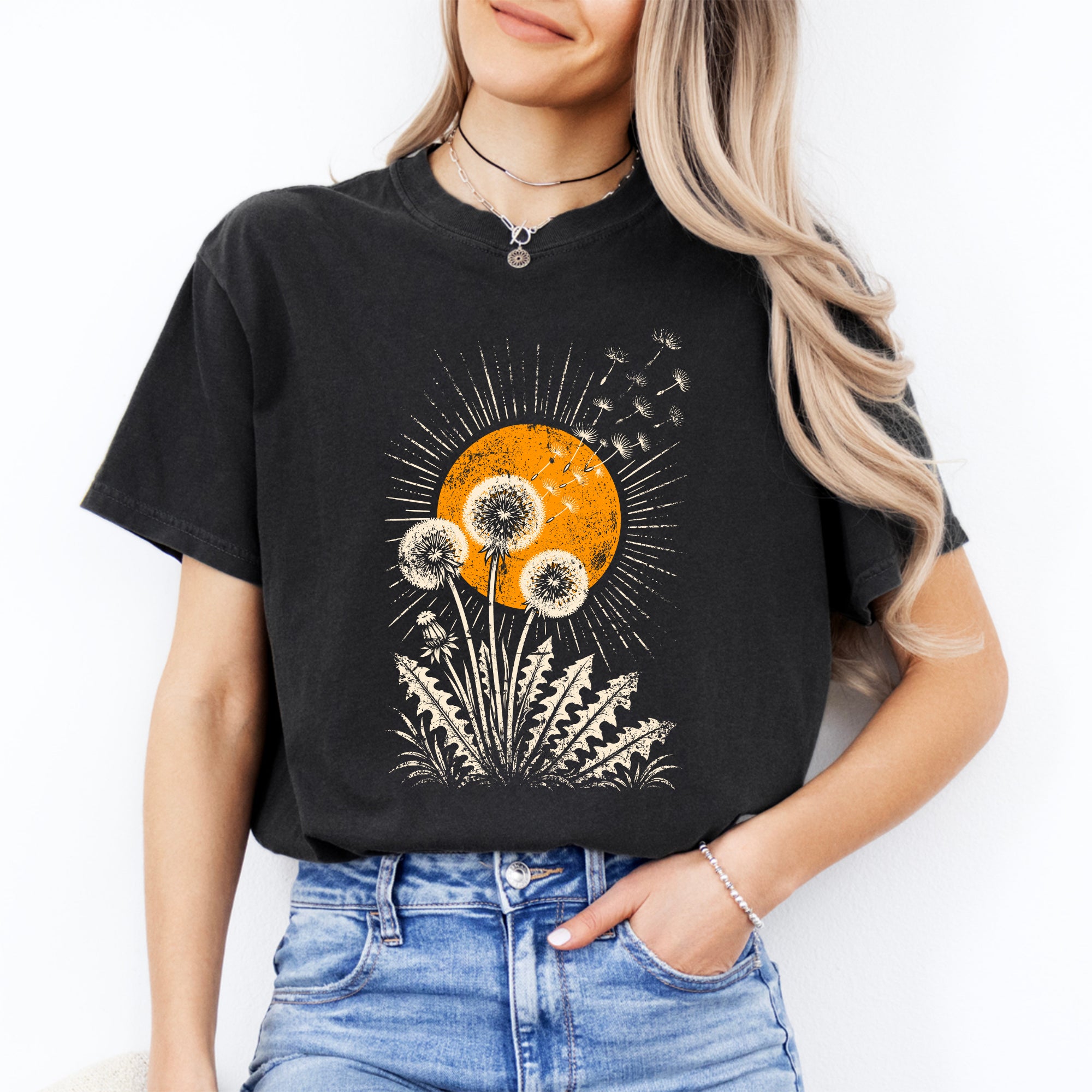 T-shirt soleil pissenlit