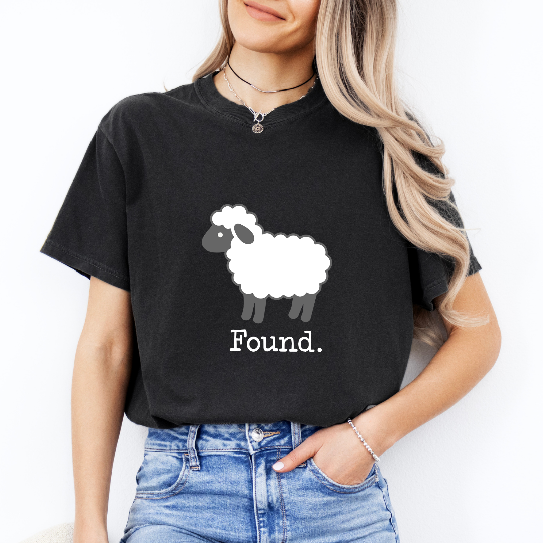 Found Sheep Faith Embroidered Tee