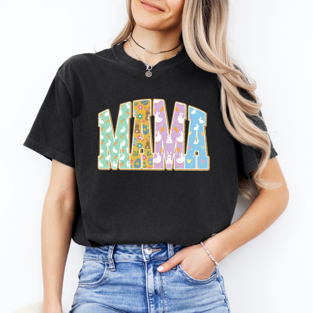 Retro Easter Mama Tee