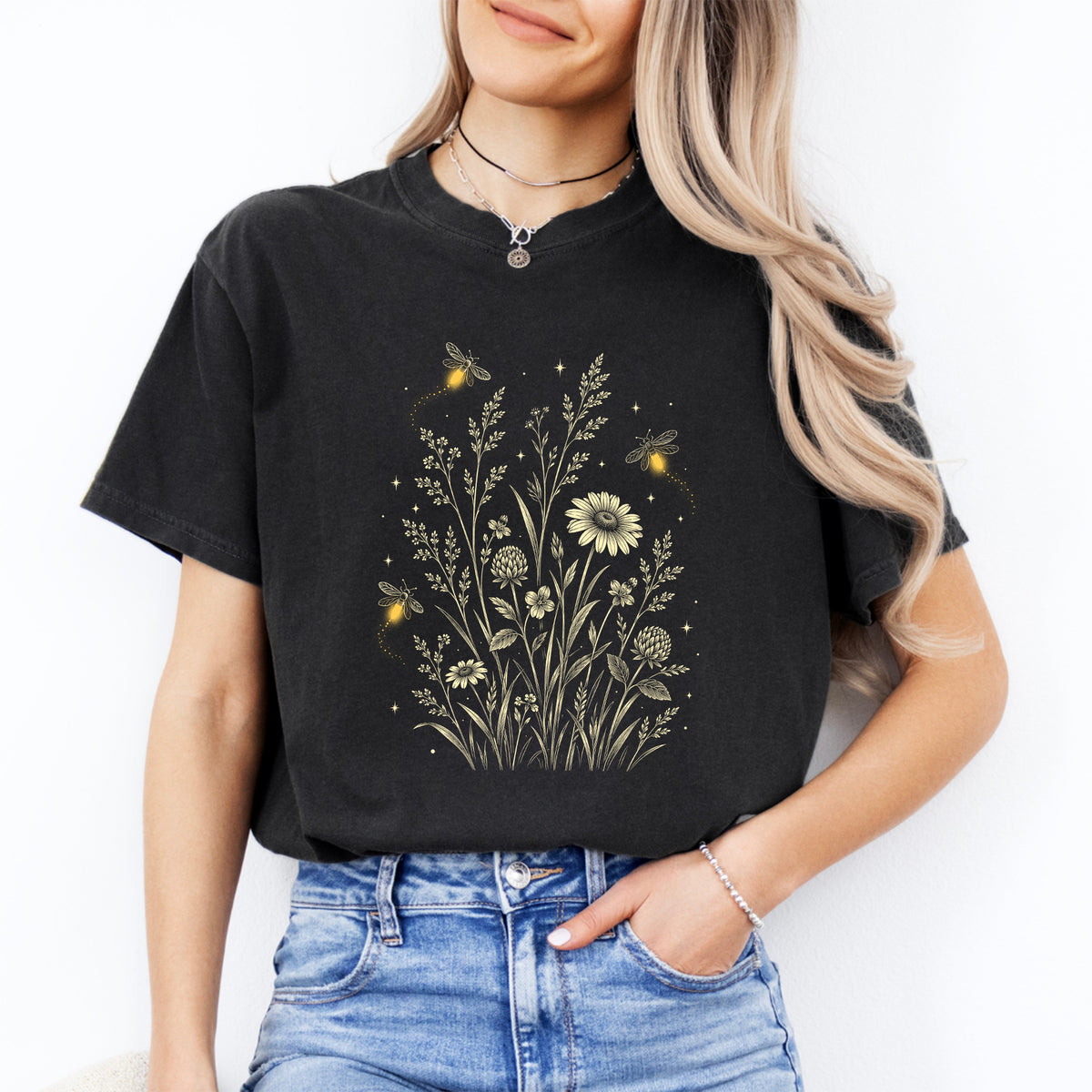 T-Shirt „Firefly Wildflower“