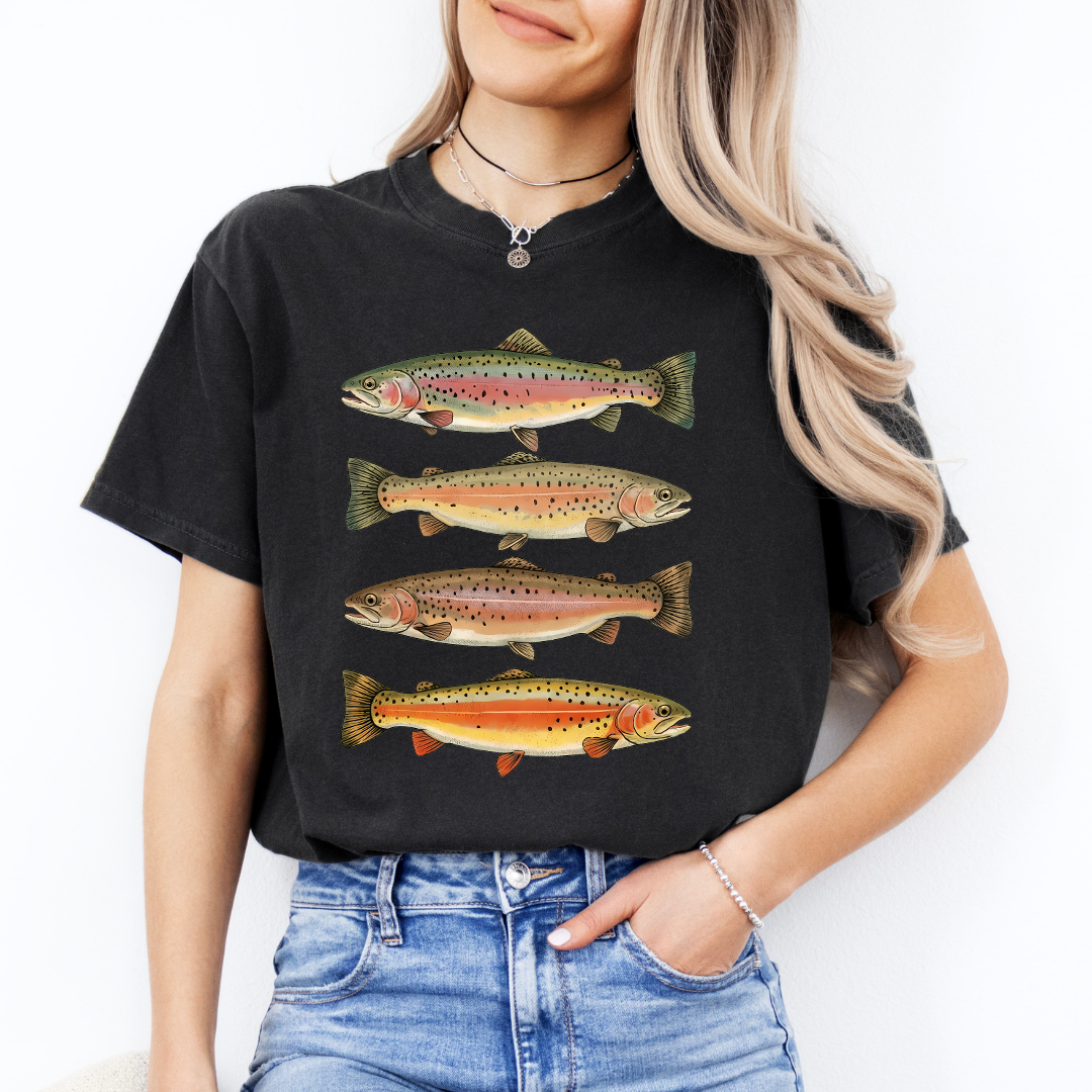 Rainbow Trout Fishes Tee