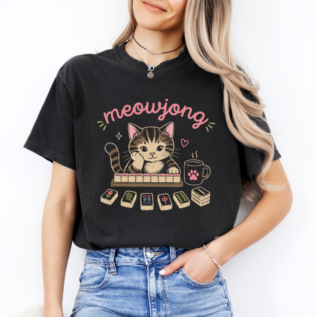 Cute Meowjong Tee