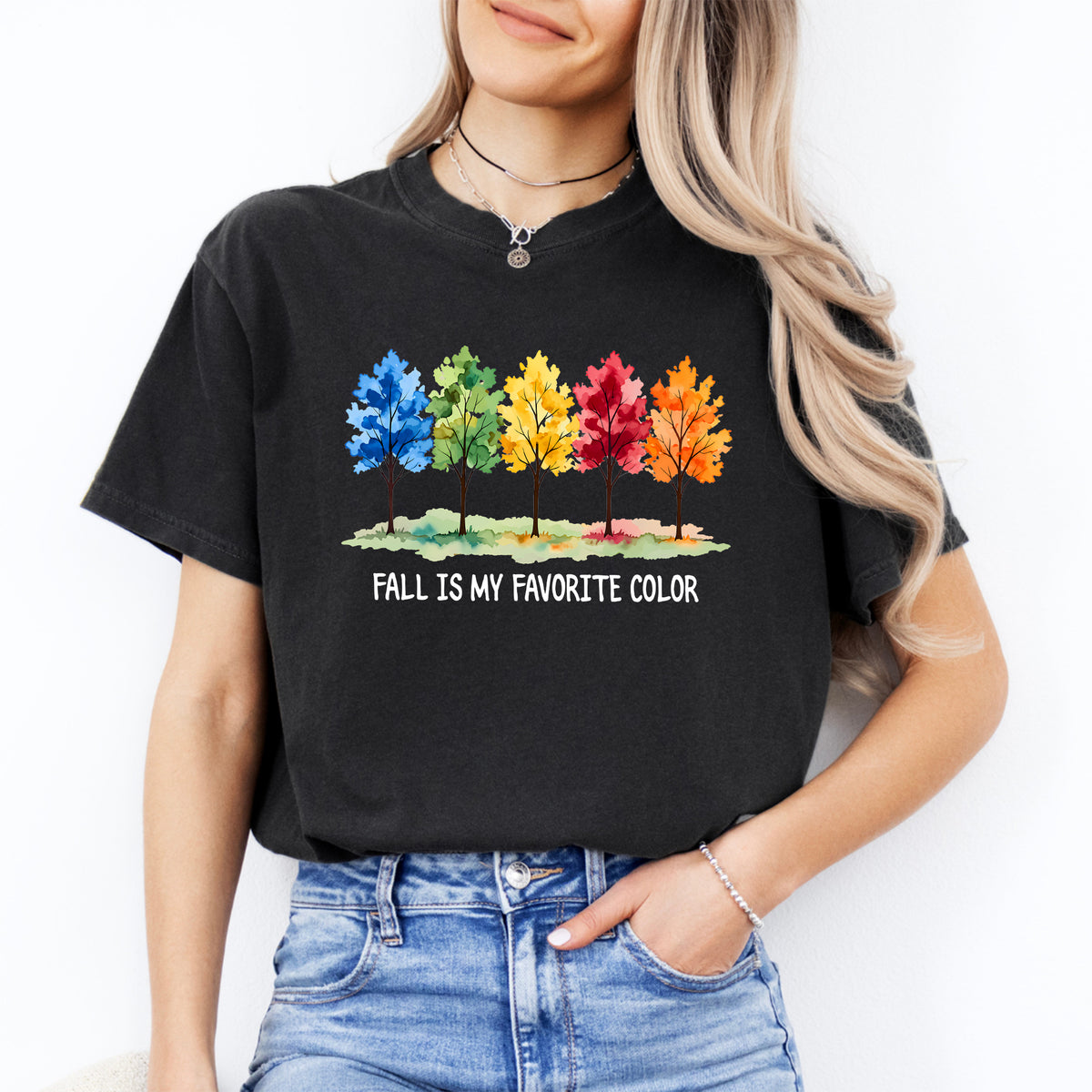 T-Shirt „Herbst ist meine Lieblingsfarbe“