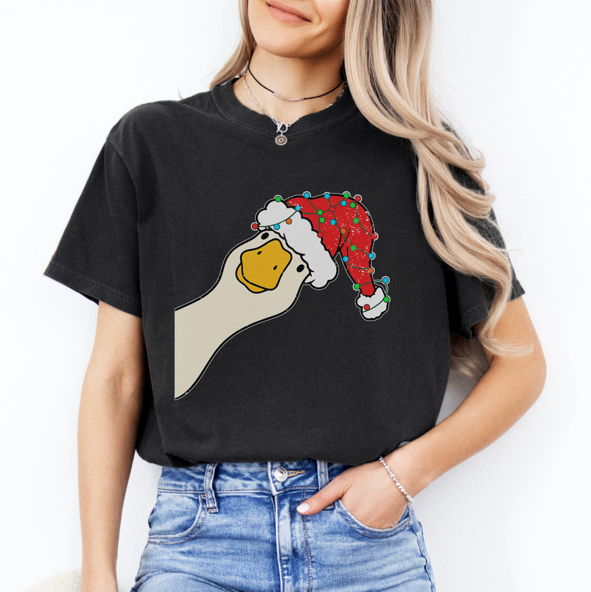 Funny Christmas Goose Tee