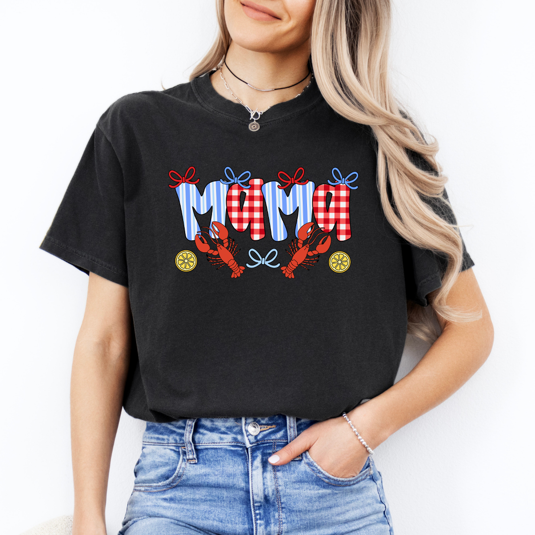 Mama Crawfish Boil Tee