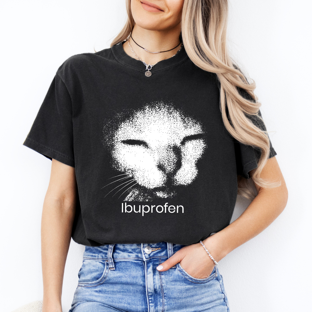 Ibuprofen Cat Tee