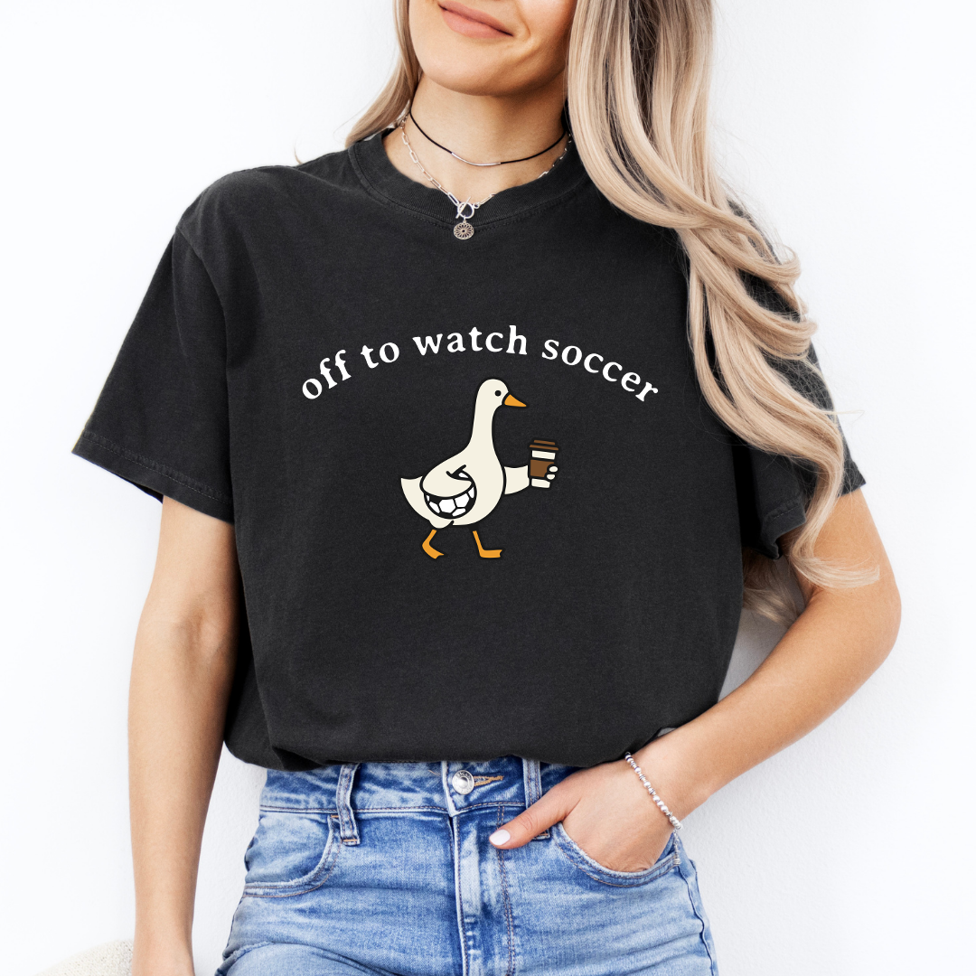 Off To Watch Soccer Tee