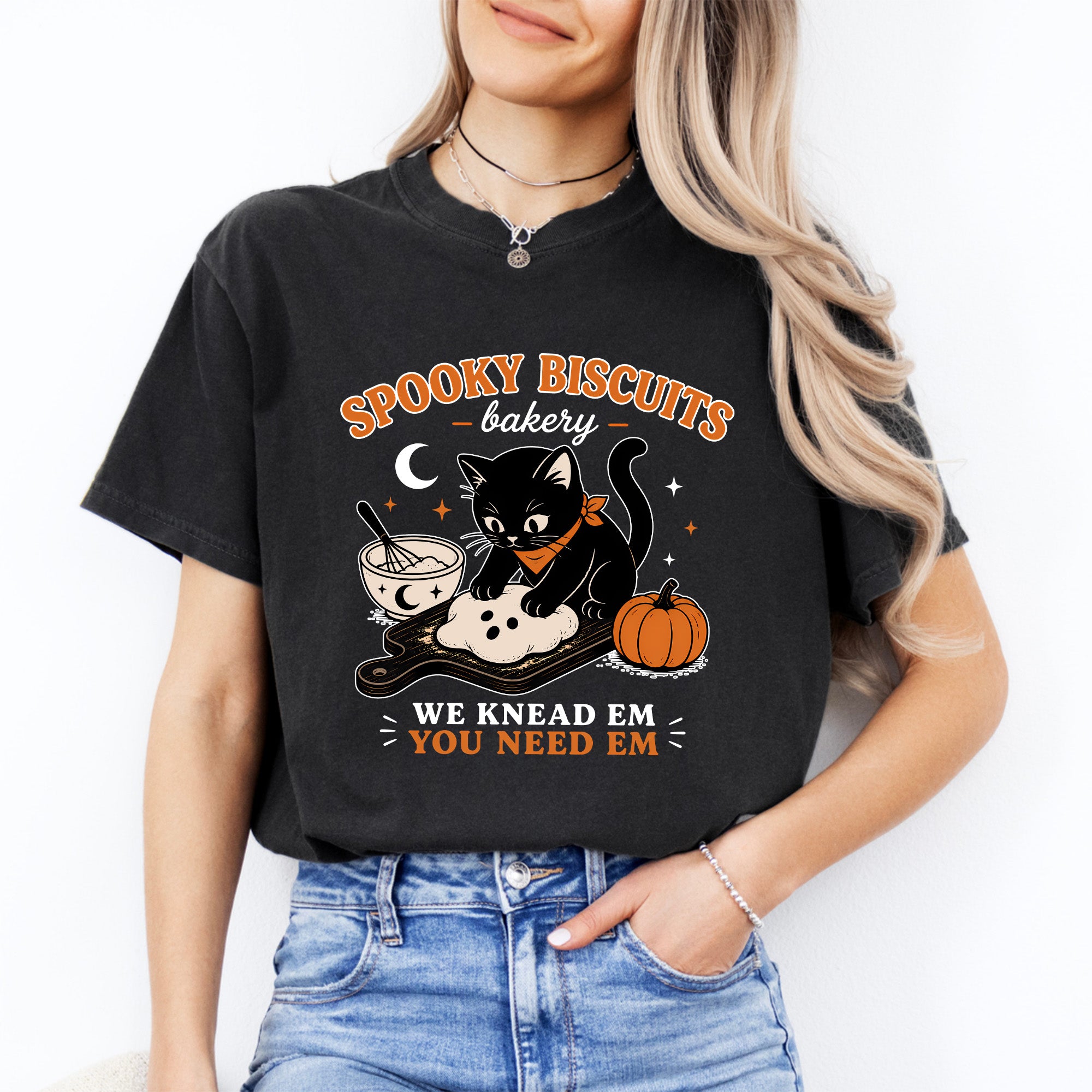 Kitty Biscuits We Knead Em You Need Em Tee