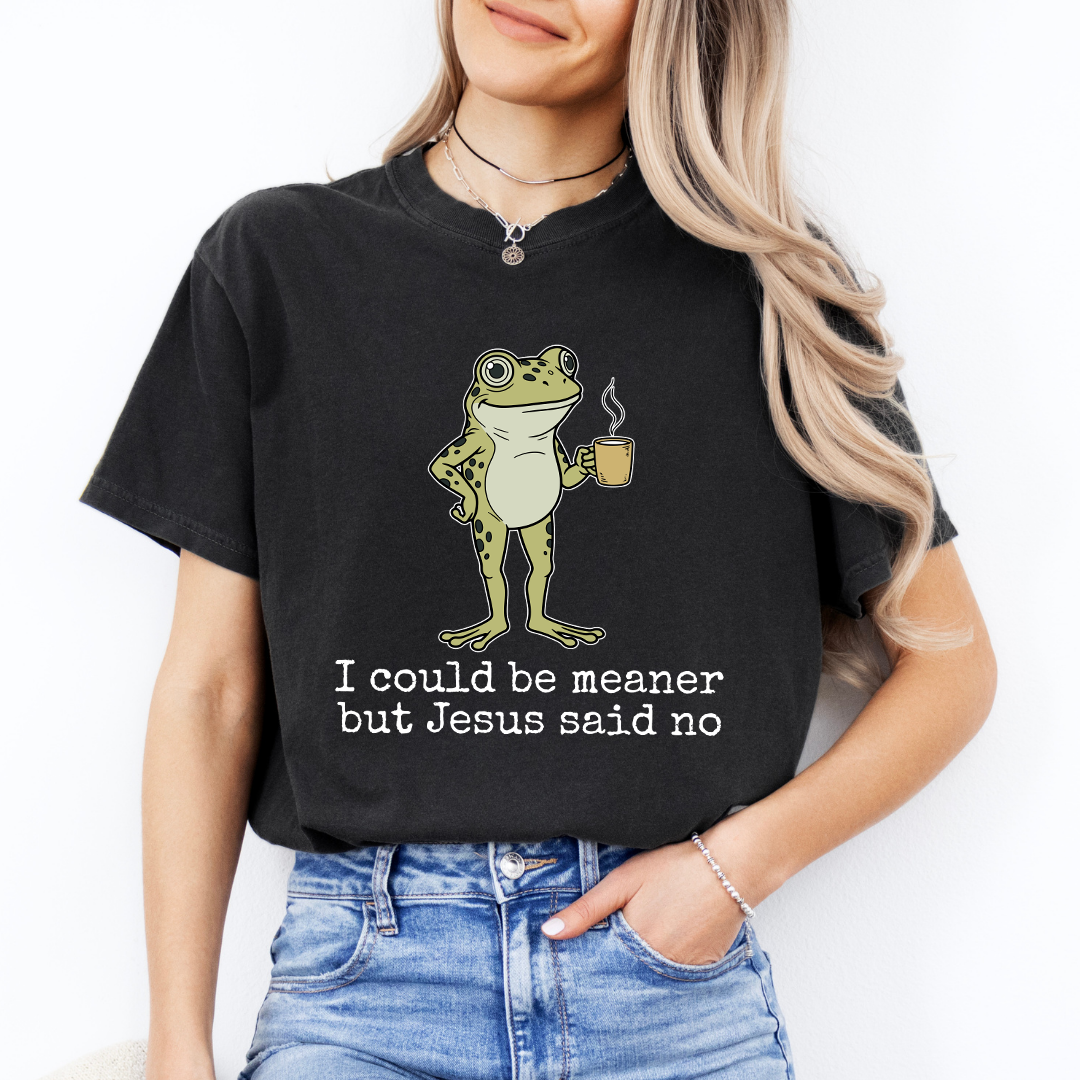 I Could Be Meaner But Jesus Said No Tee