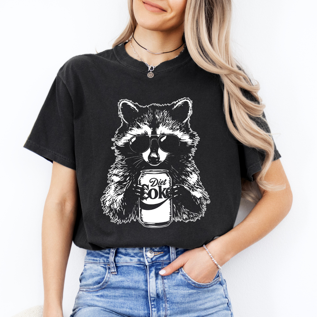 Raccoon Diet Coke Tee