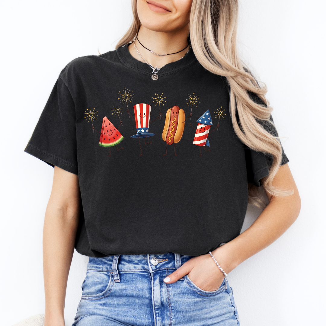 Patriotic Doodle Tee