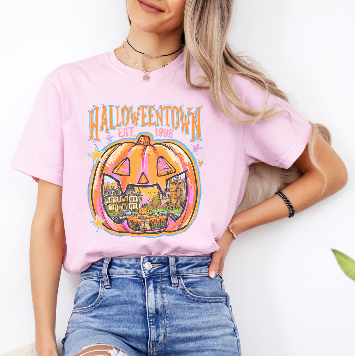 Camiseta de calabaza de Halloweentown Town