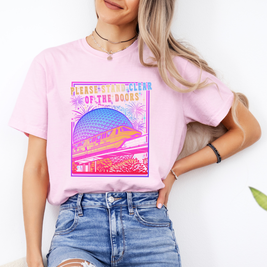 Retro Please Stand Clear of the Doors Tee