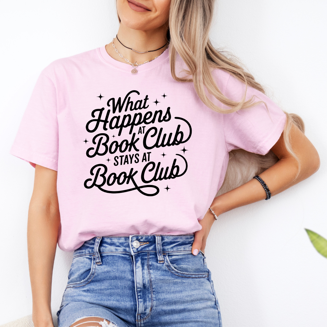 What Happens At Book Club Tee