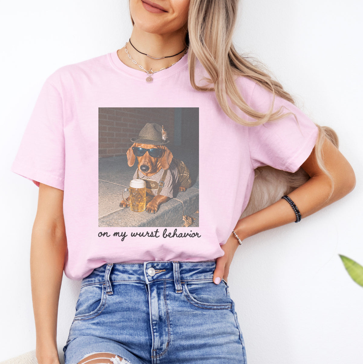 T-shirt personnalisé avec photo de chien pour l’Oktoberfest