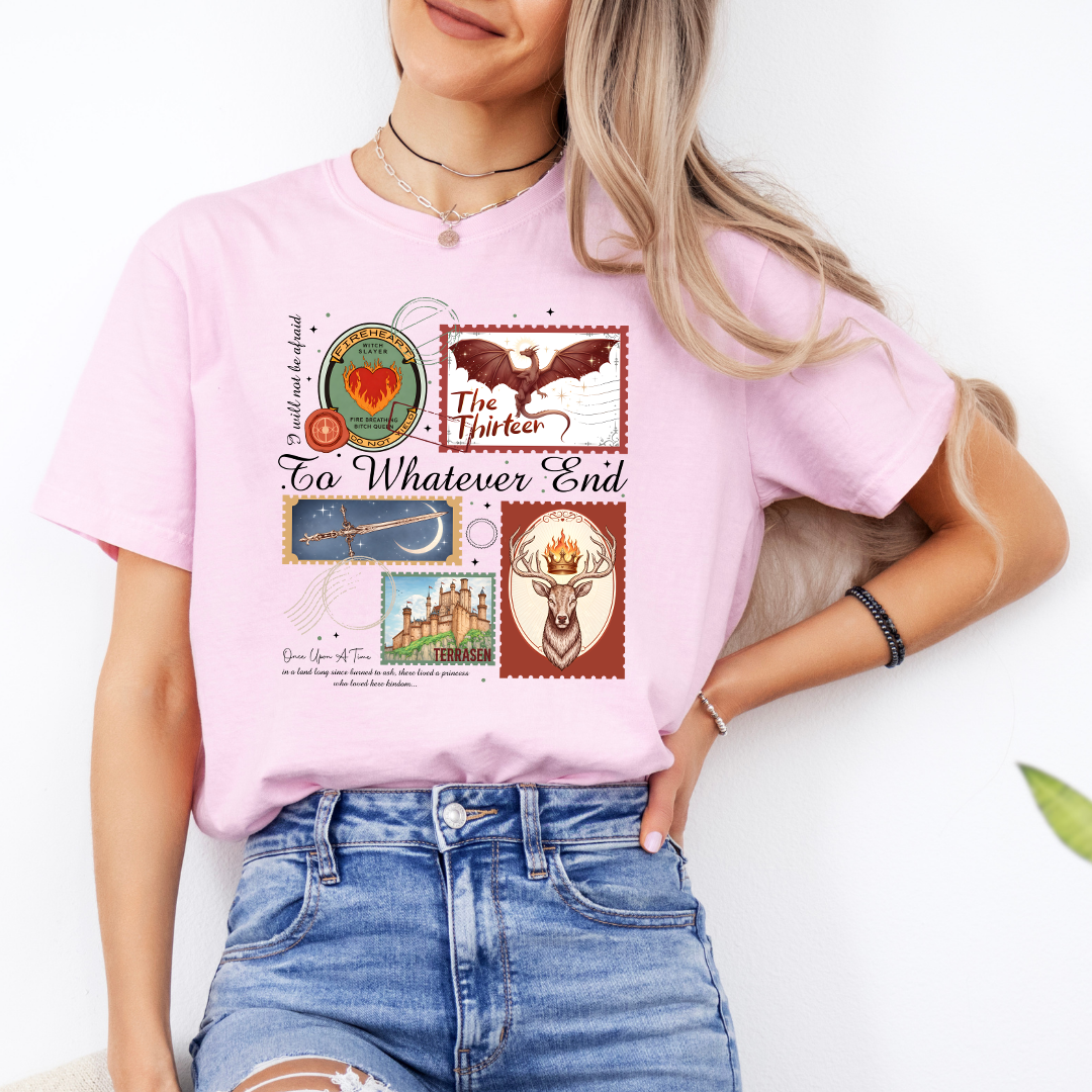 Throne Of Glass TOG Book Stamps Tee