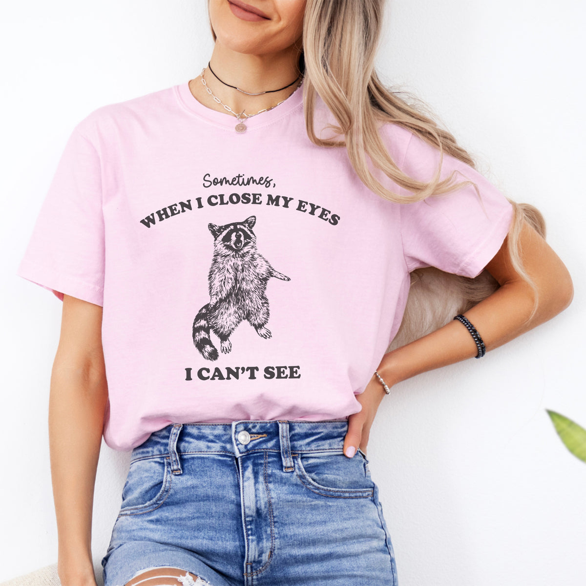 "Sometimes When I Close My Eyes" – Sarcastic Mood Casual Shirt