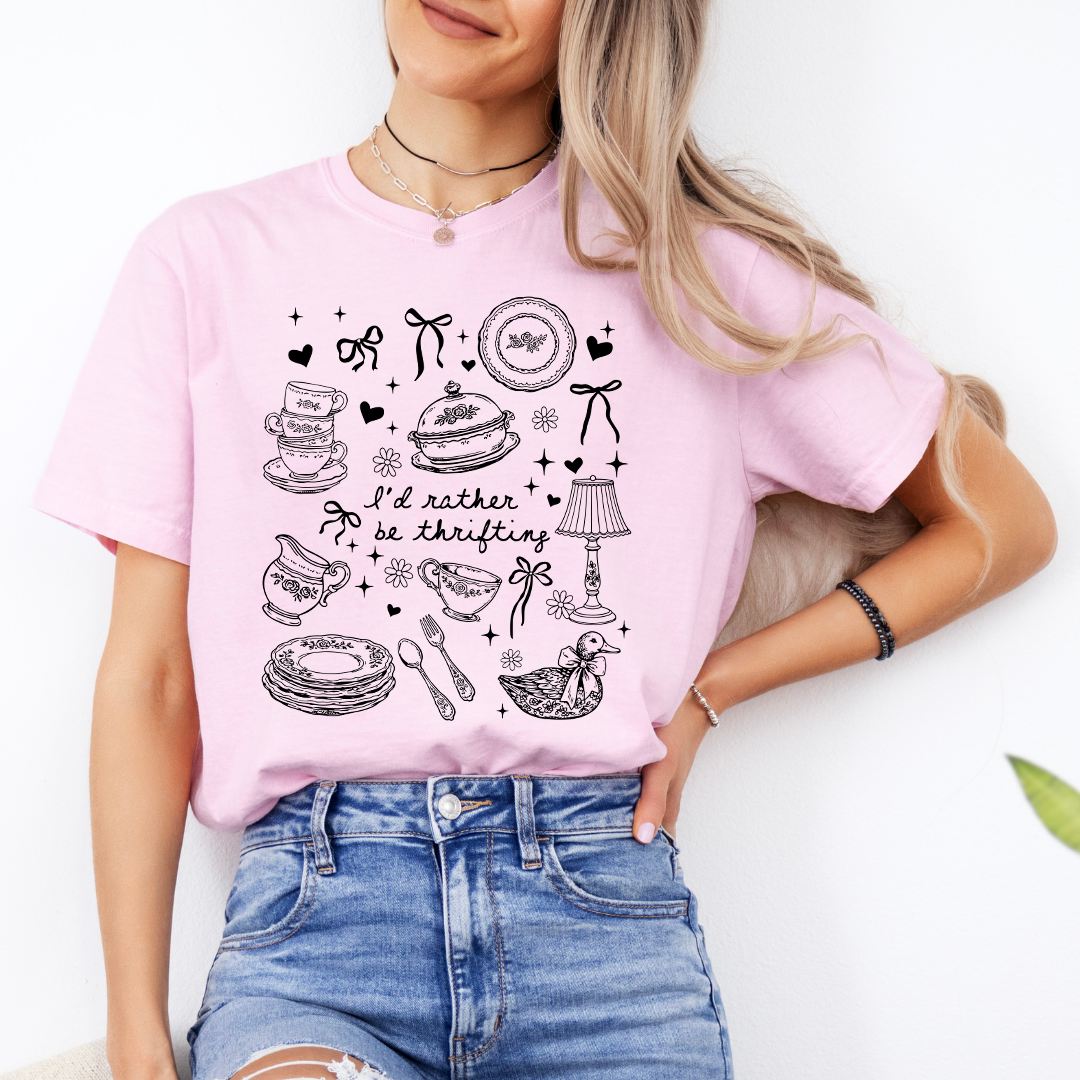 I'd Rather Be Thirifting Tee
