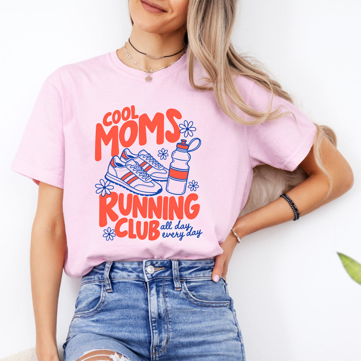 T-shirt du club de course des mamans cool