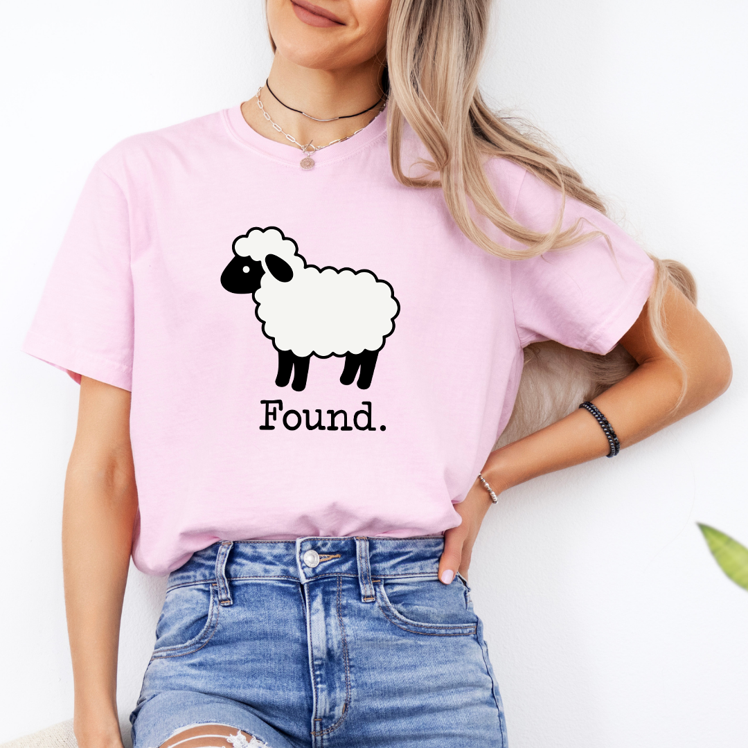 Found Sheep Faith Embroidered Tee
