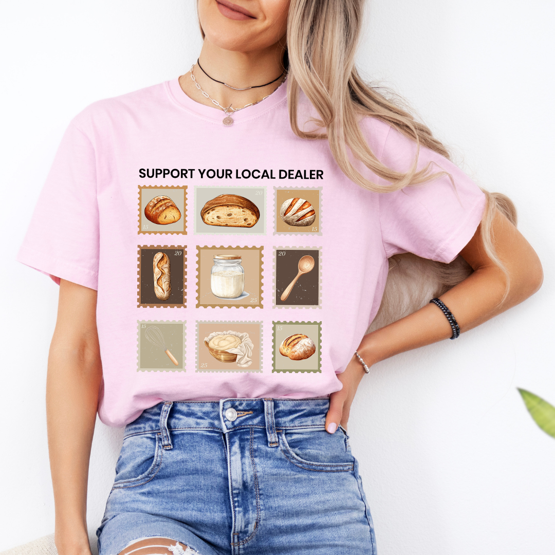 Support Your Locals Dealer Sourdough T-Shirt