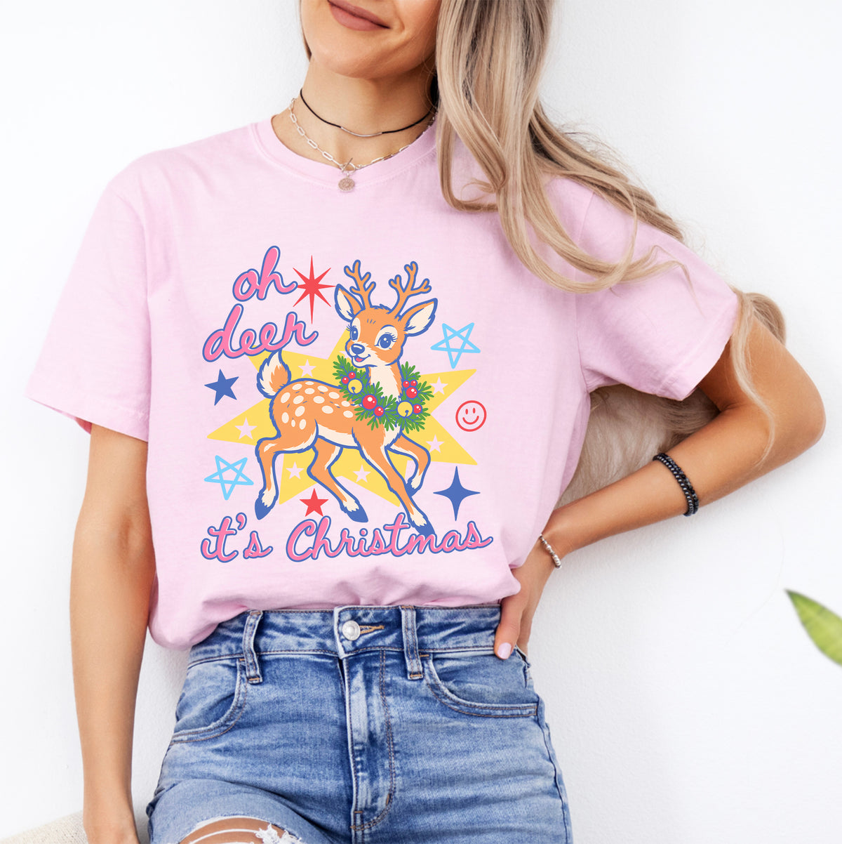 Oh Deer It's Christmas Tee