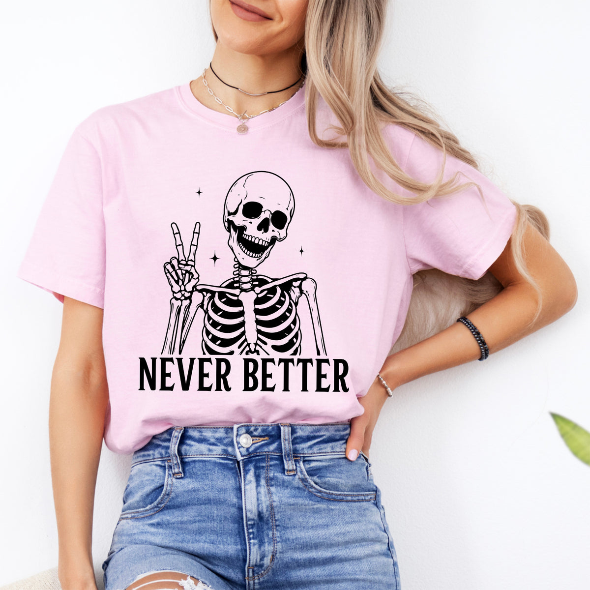 Skelett-T-Shirt „Noch nie besser“