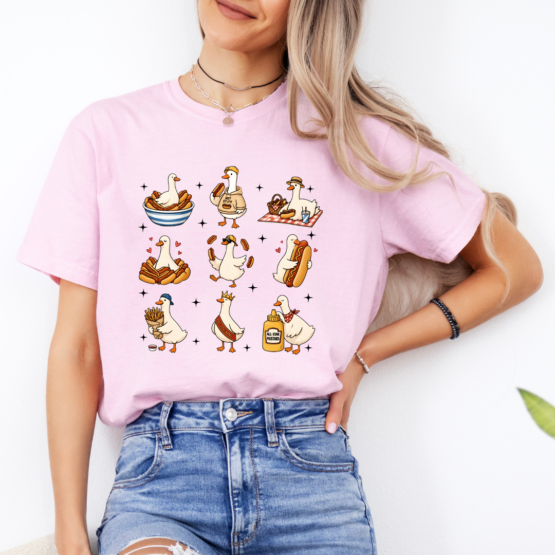 Hot Dog Lover Silly Goose Tee