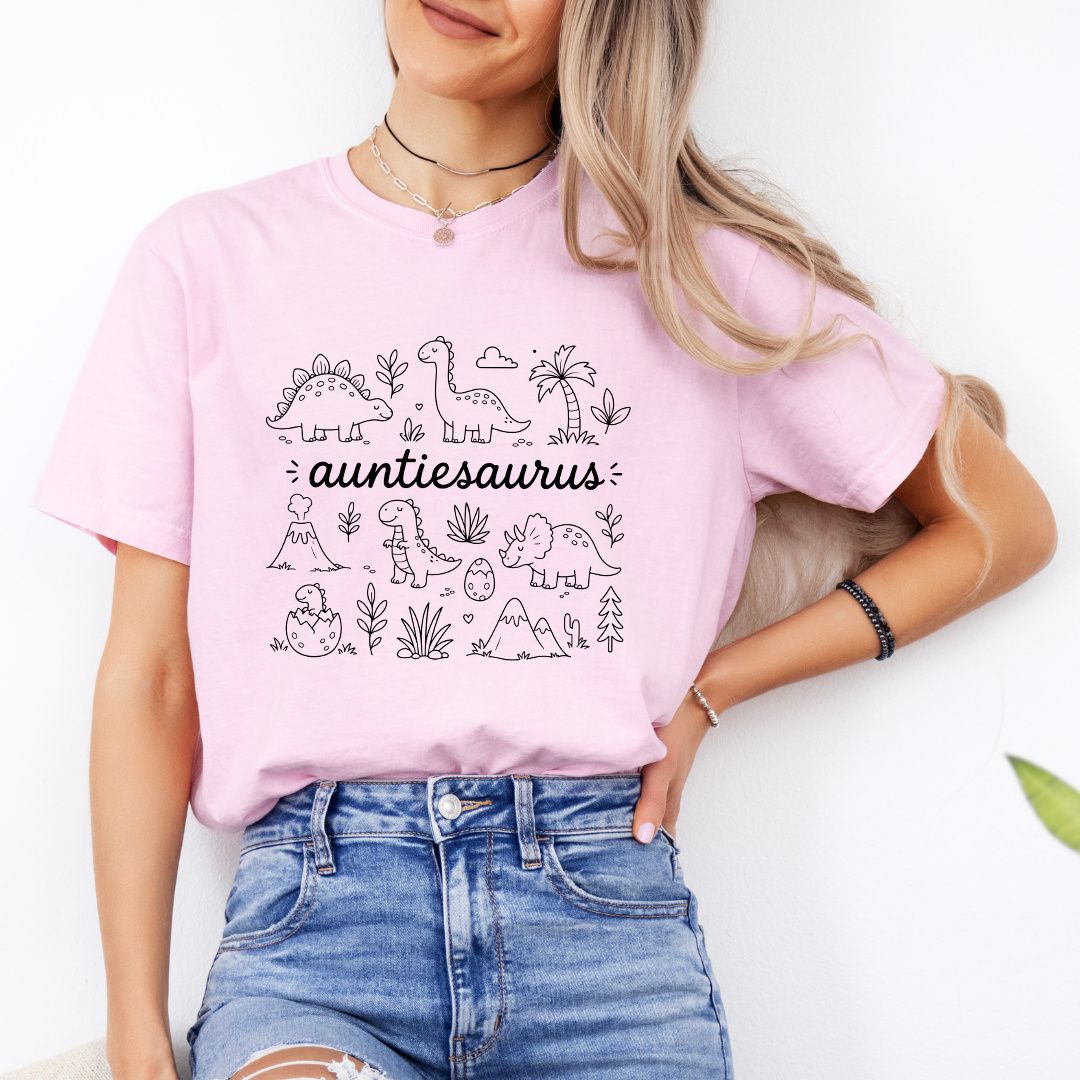 Auntiesaurus-T-Shirt