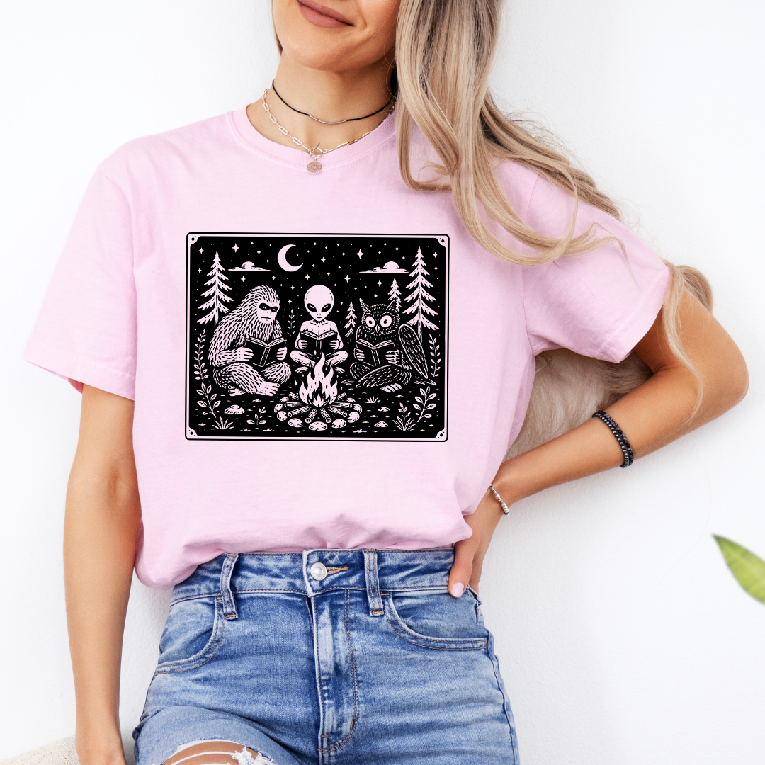 Cryptid Book Club Tee