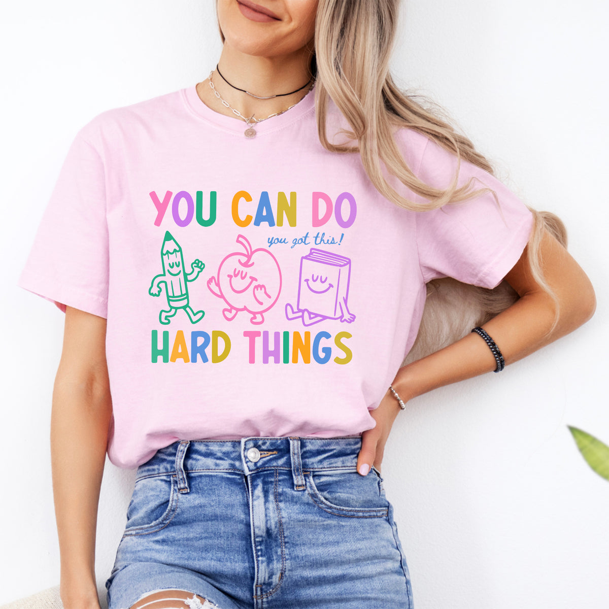 T-Shirt „Du schaffst auch schwierige Dinge“