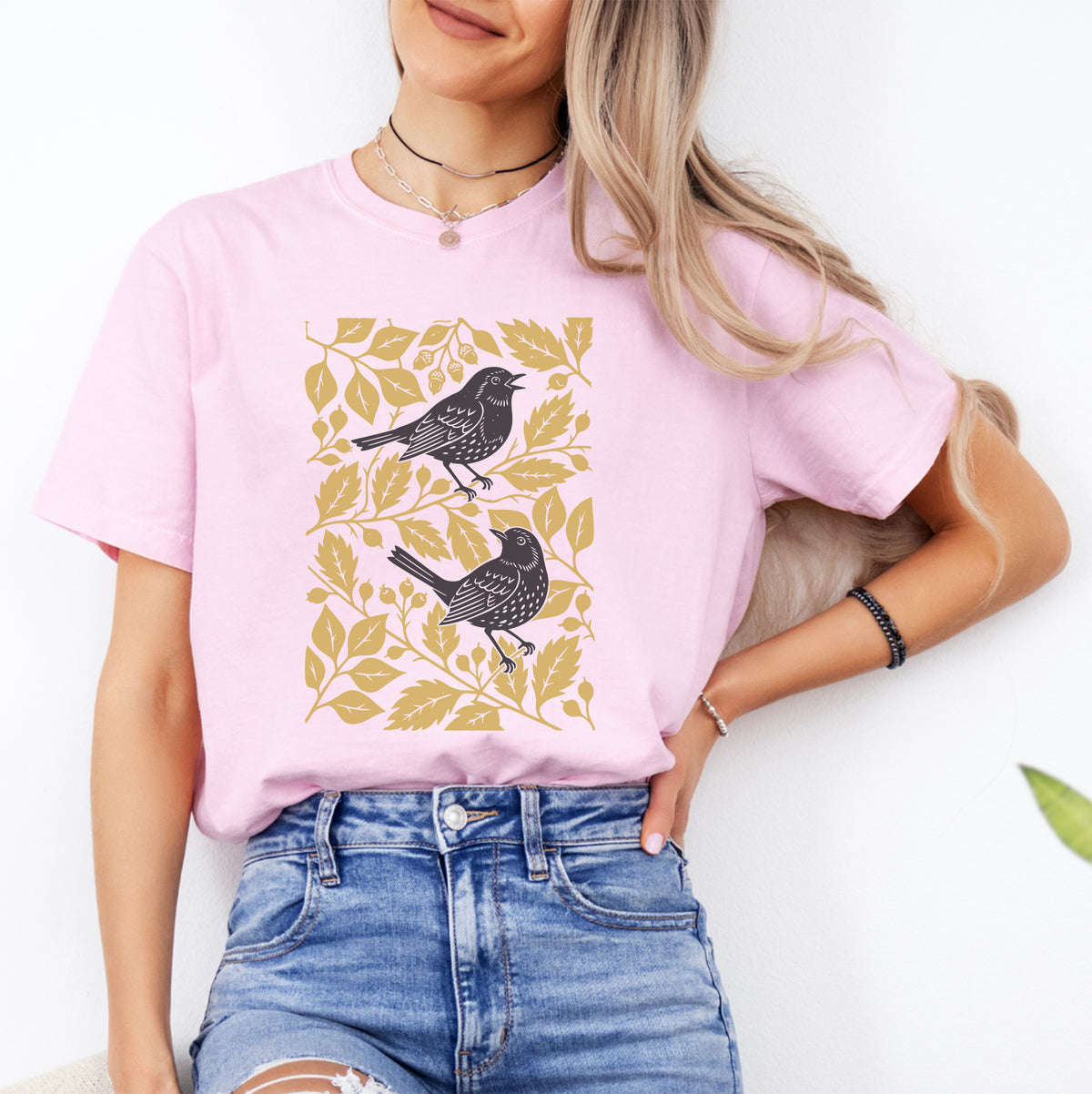 T-shirt graphique Vintage Songbird