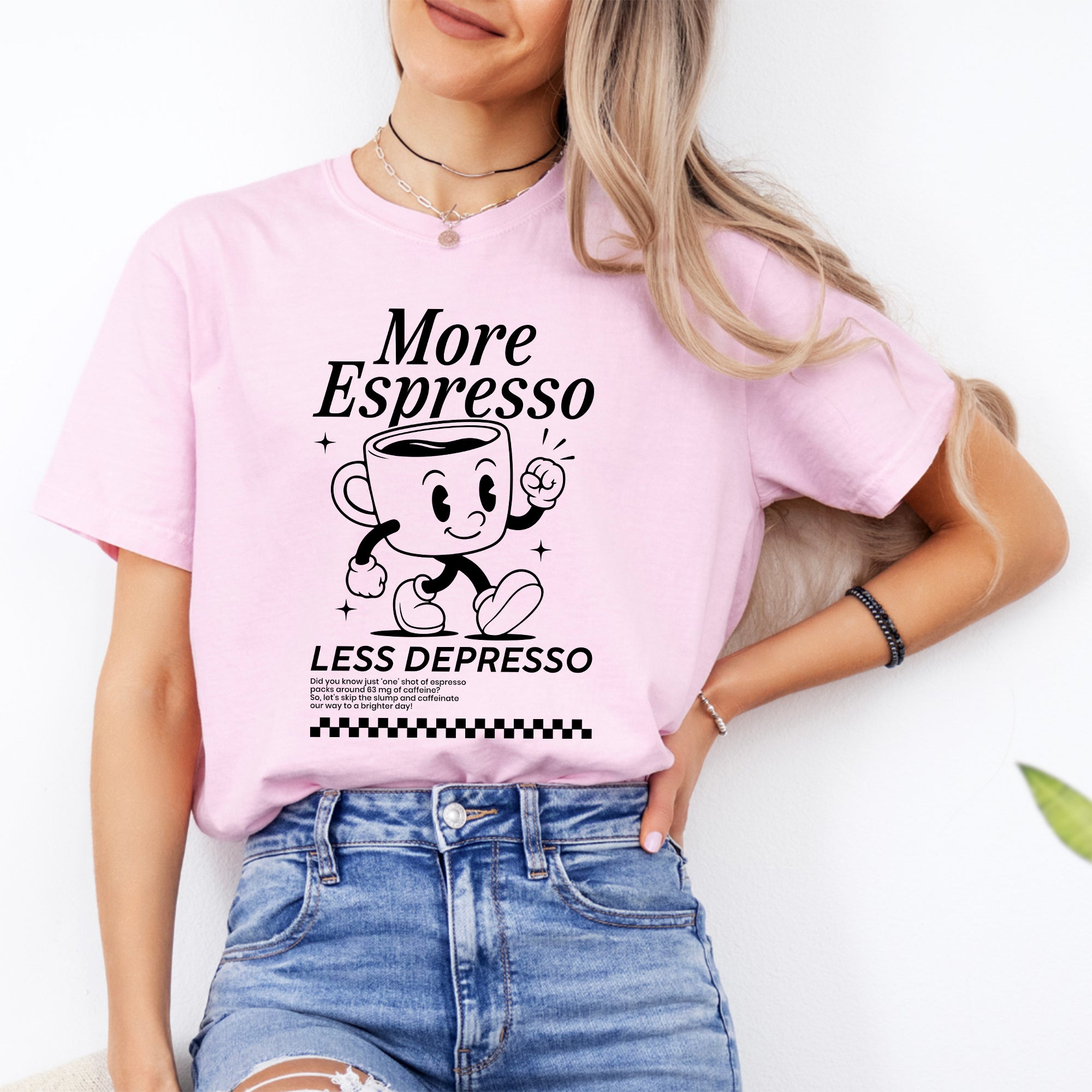 Camiseta «Más espresso, menos depresión»