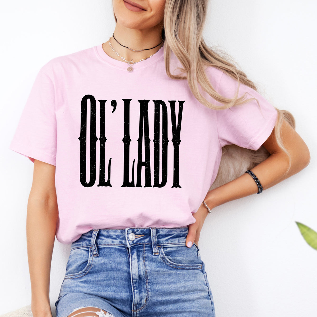 "Ol' Lady" – Sassy Country Humor Casual Shirt