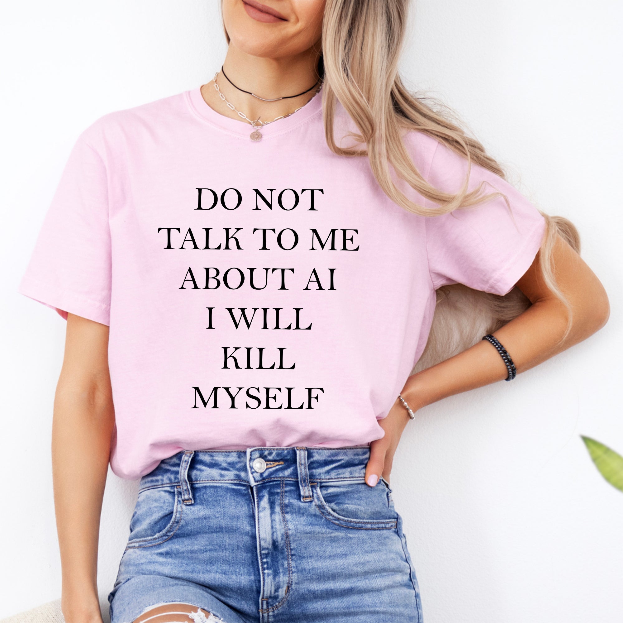 T-shirt « Ne me parlez pas d’IA »