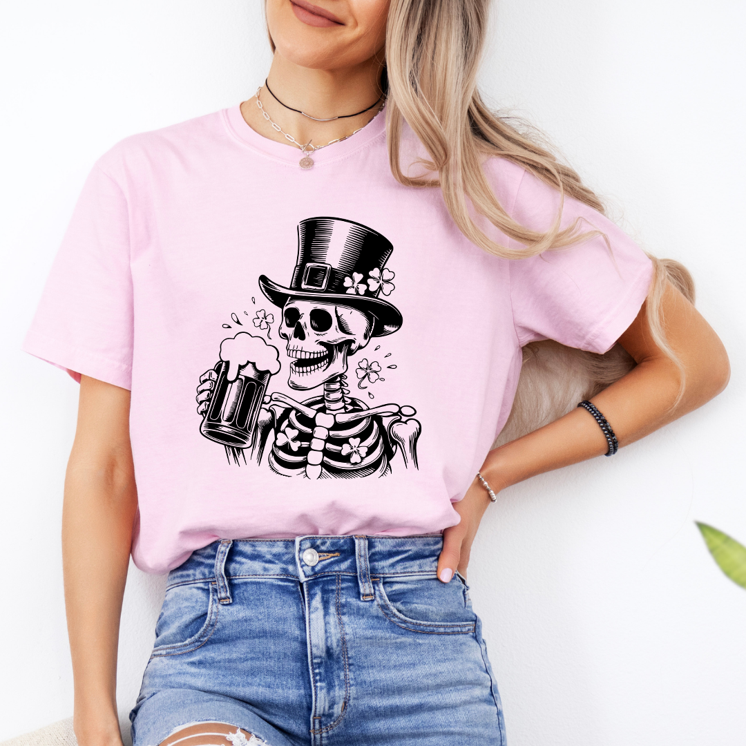 Shamrocked Skeleton Tee