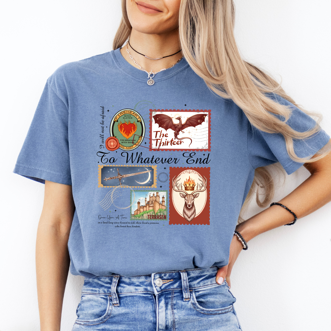 Throne Of Glass TOG Book Stamps Tee
