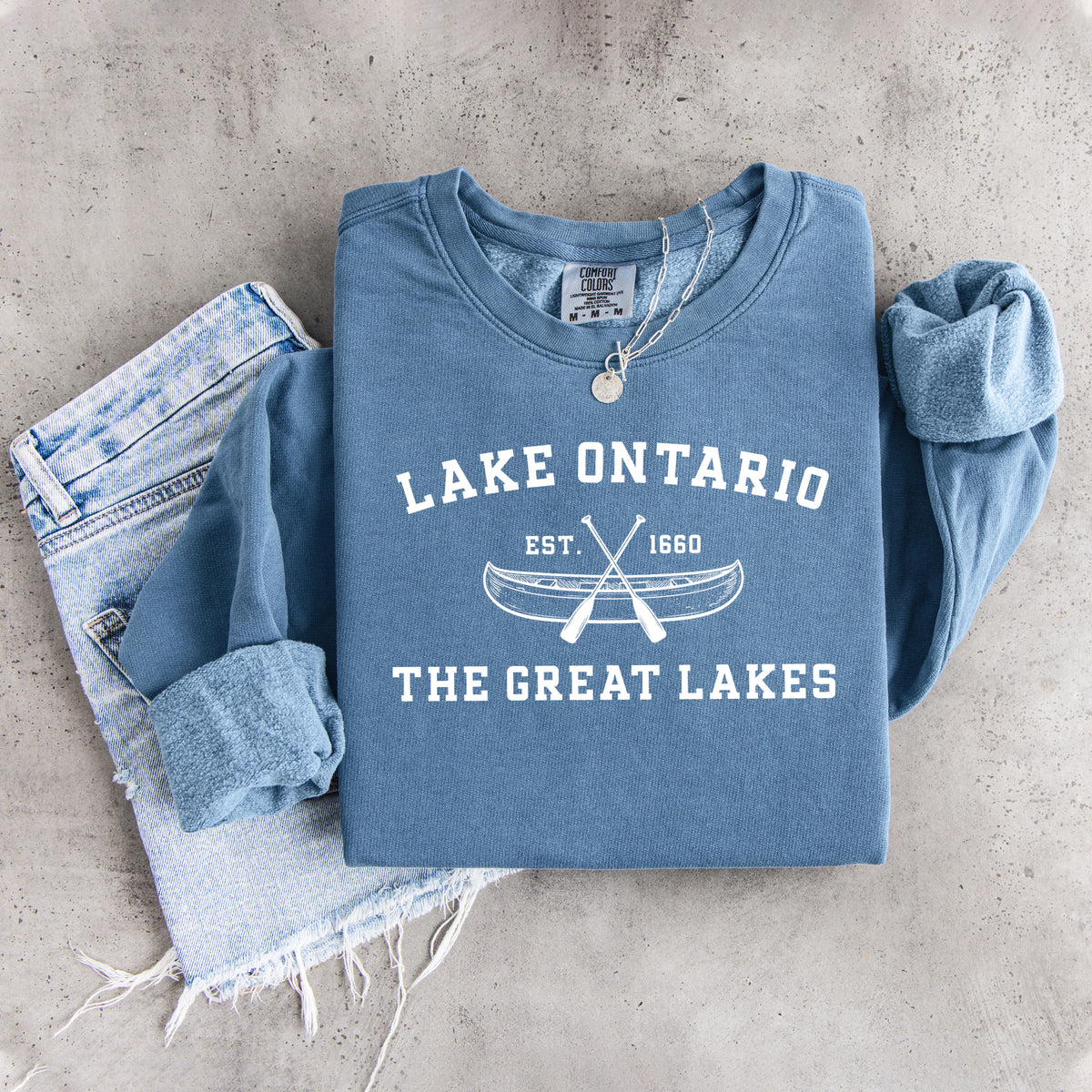 Sweat-shirt Lake Ontario Est 1660
