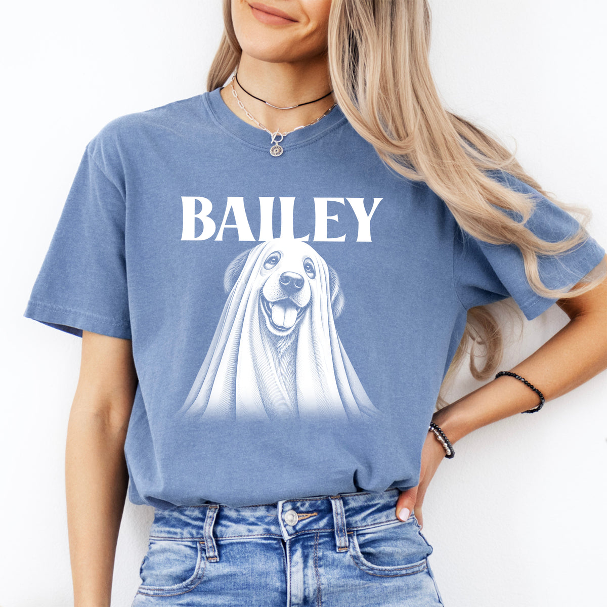 Camiseta personalizada para perro con temática de Halloween