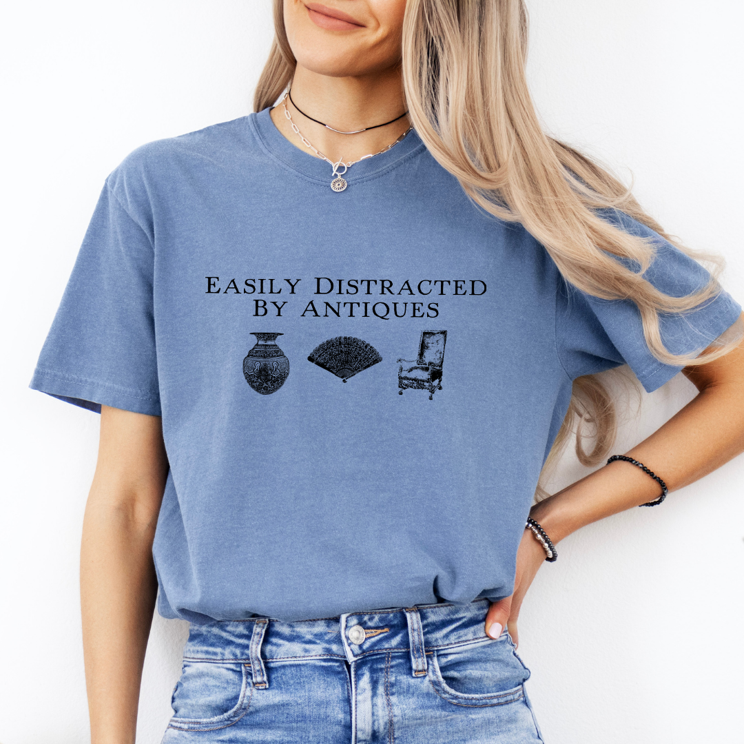Easily Distracted By Antiques Tee