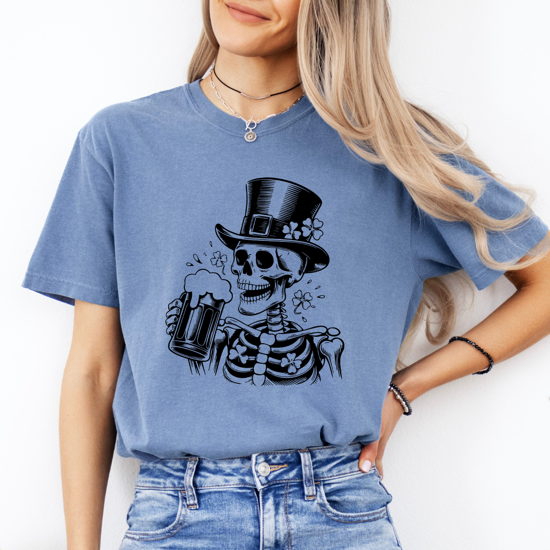Shamrocked Skeleton Tee