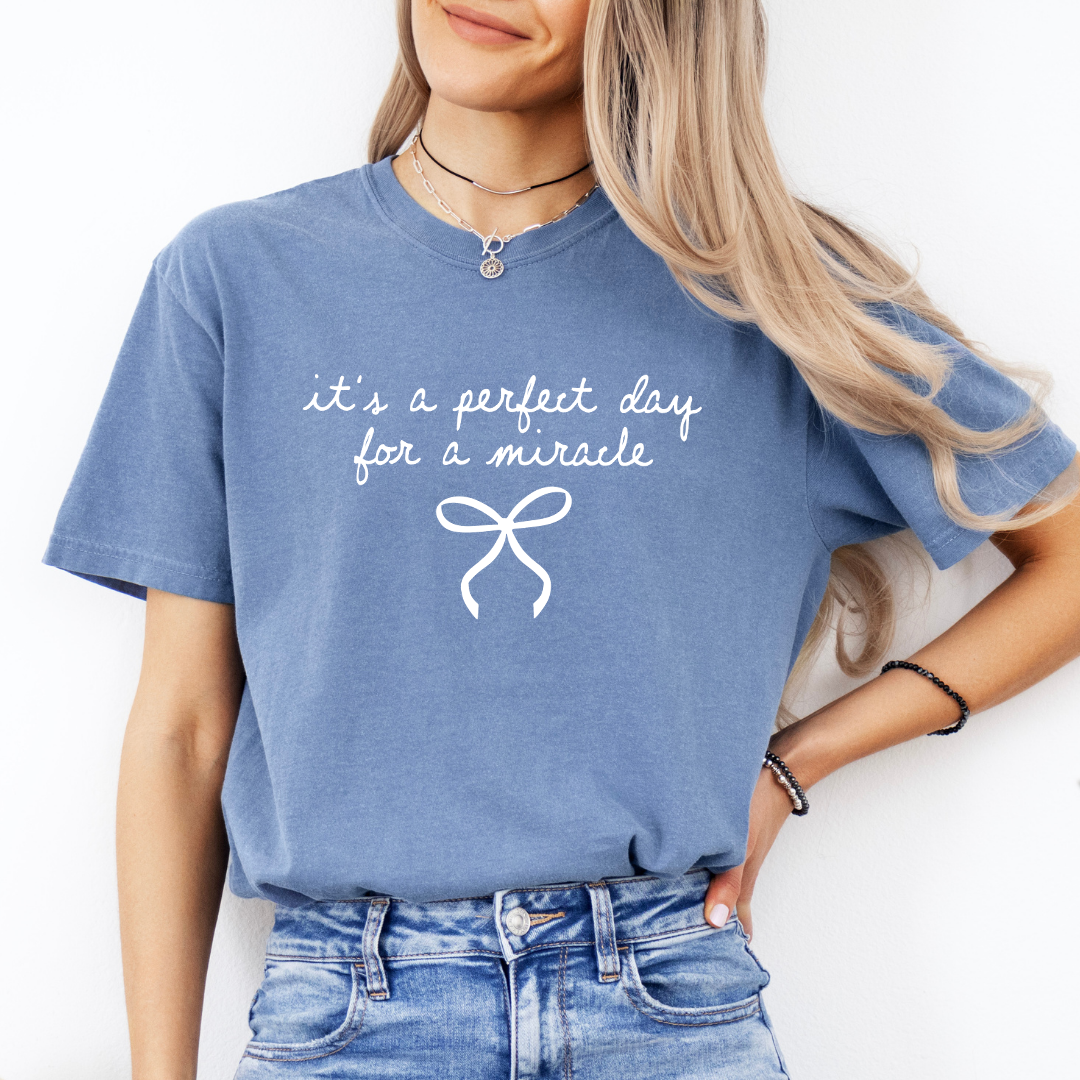 Es ist der perfekte Tag für ein Wunder – T-Shirt