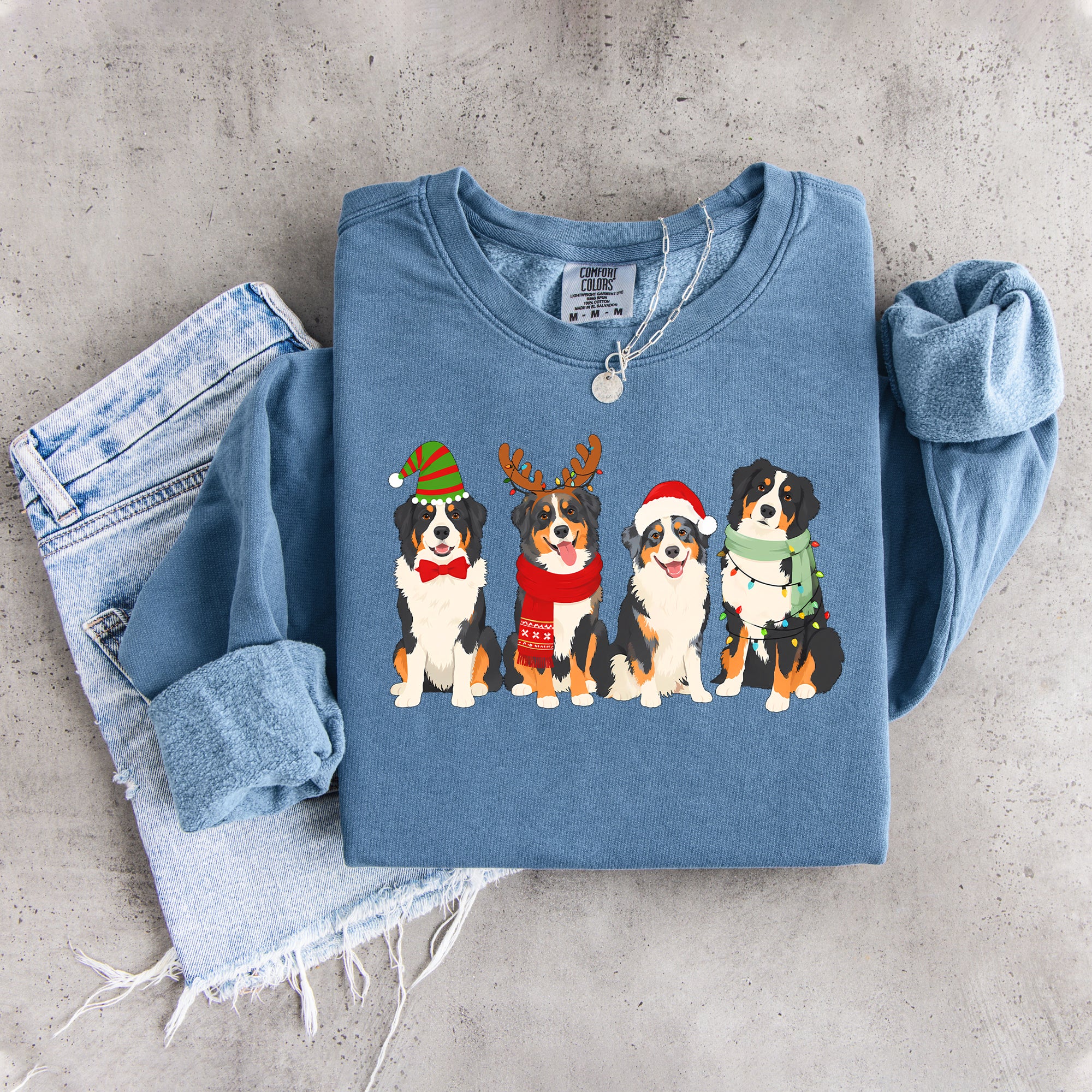 Bernese Mountain Dog Christmas Sweatshirt