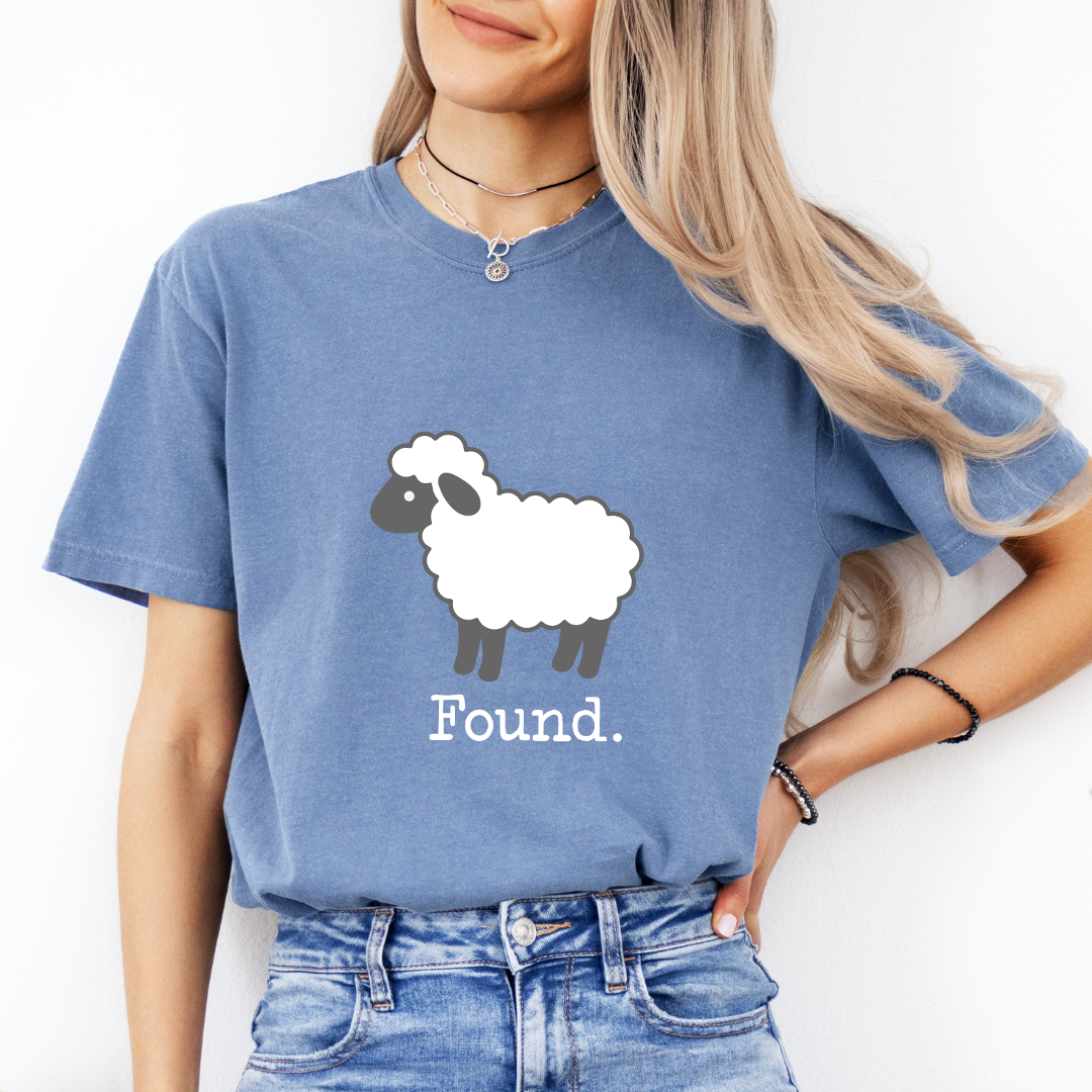 Found Sheep Faith Embroidered Tee
